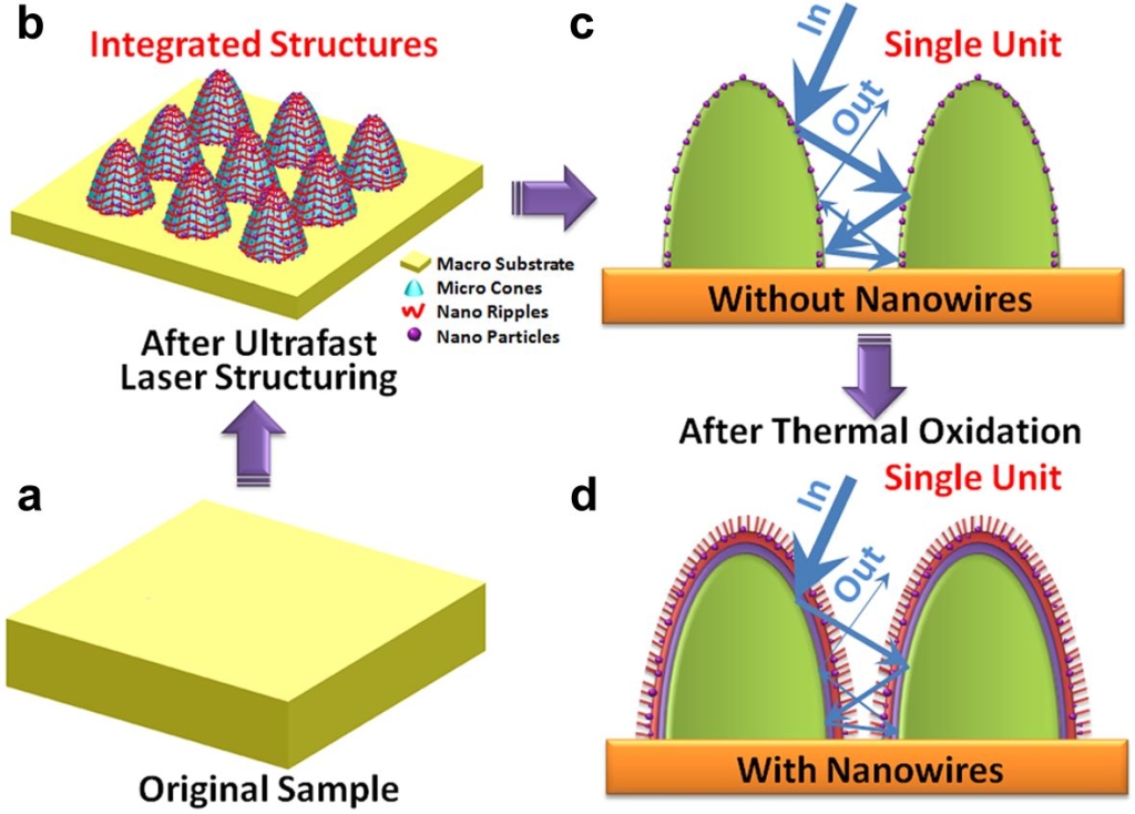 Ultrafast Laser Hybrid Fabricating Of Macro-Micro-Nano-Nanowire Multi ...